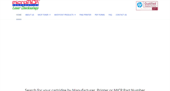 Desktop Screenshot of micro-micr.com